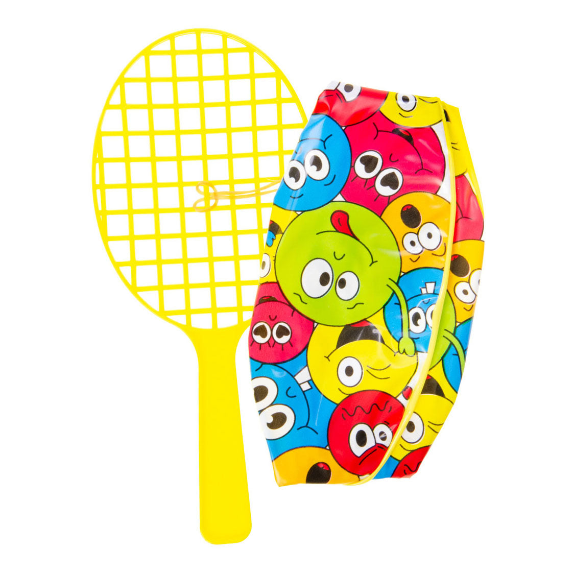 Duckiez racket med tapball latter ansigt