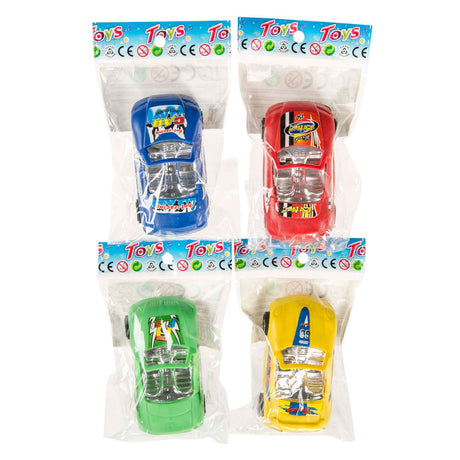 Duckiez pull back mini bil farve