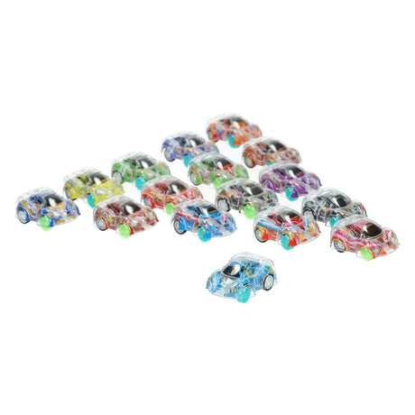 Duckiez pull back mini bil farve