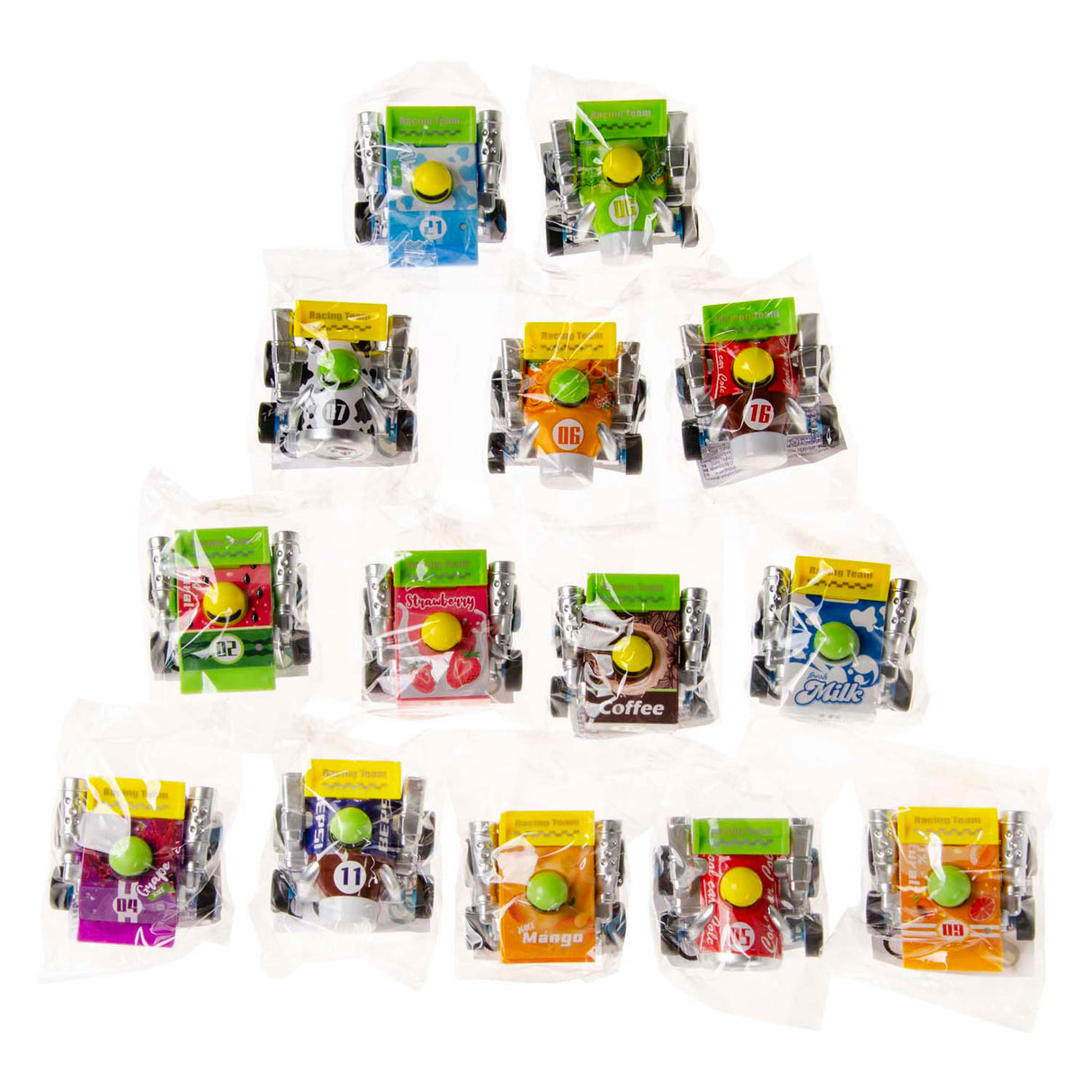 Duckiez pull back racerbil farve