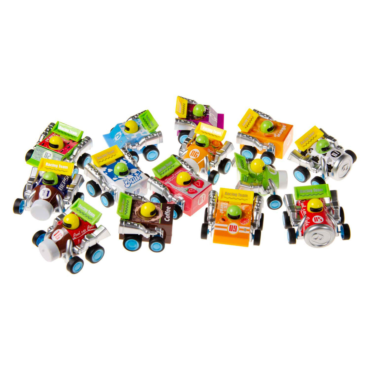 Duckiez pull back racerbil farve