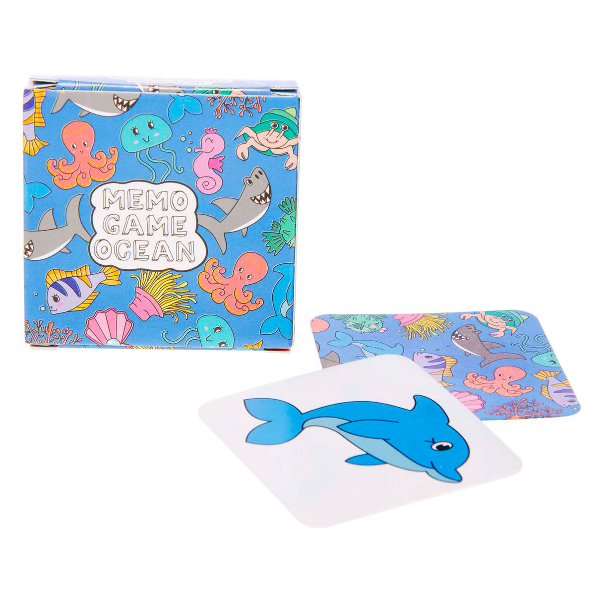 Duckiez mini memo spil havdyr, 28 kort
