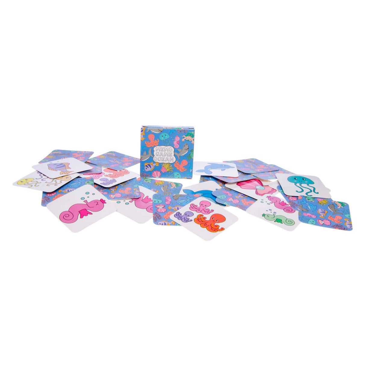 Duckiez mini memo spil havdyr, 28 kort
