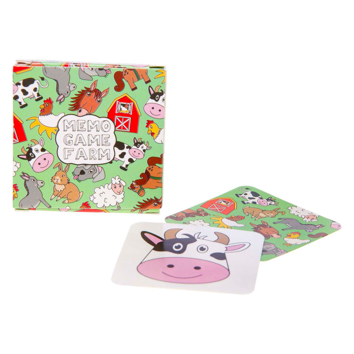 Duckiez mini memo spil husdyr, 28 kort
