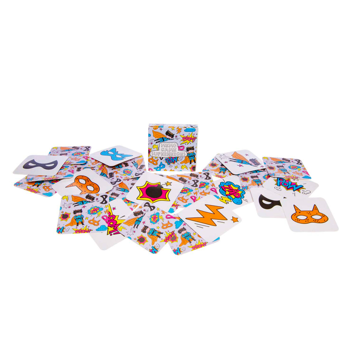 Duckiez mini memo spil superhelte, 28 kort