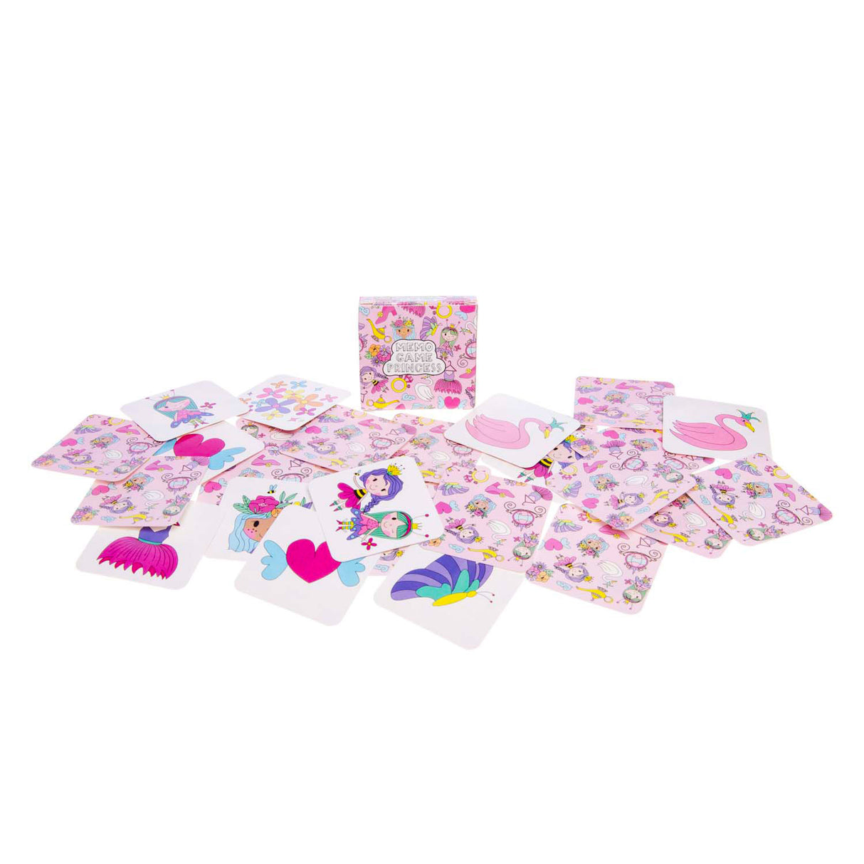 Duckiez mini memo spil prinsesse, 28 kort
