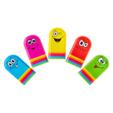 Duckiez fingerdukker ansigter, 5 stk.