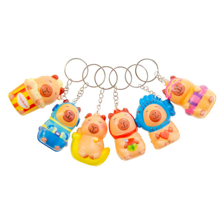 Duckiez sleutelhanger foam capibara
