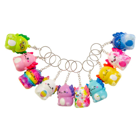 Duckiez sleutelhanger foam axolotl