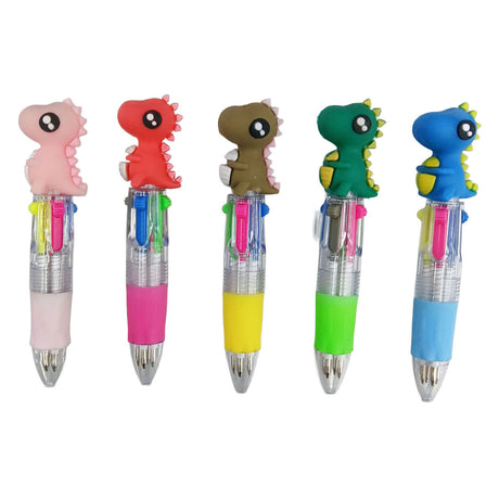 Duckiez multi-farve pen dinosaur - 6 farver