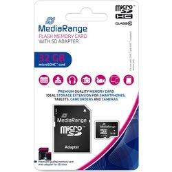Micro SDHC-kort Media Range MR959 32 GB sort