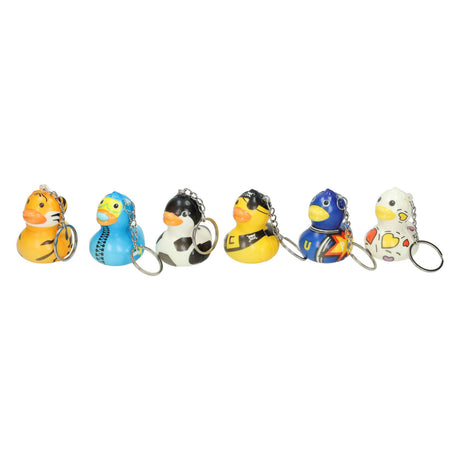 Duckiez nøglering andeskum farvet - 24 stk