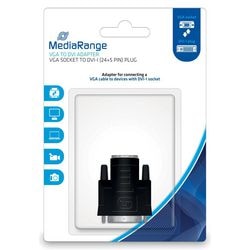 VGA til DVI adapter medieområde sort
