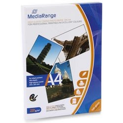 Fotopapirmedieområde a4 220 g m² blank hvid
