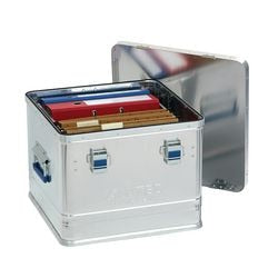 Aluminiumskasse alutec alu16050 grå