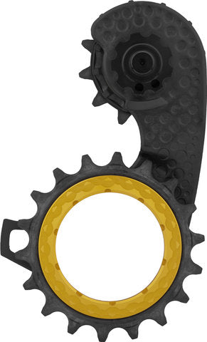 Absolut sort hulbur carbon keramisk overdimensioneret skifterskive shimano 8150