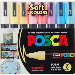 Malertusch posca pc-5m farvesortiment 8 stk