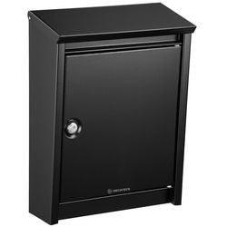 Postbox decayeux d110 sort elektrolytisk galvaniseret stål polyester