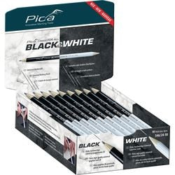 Billedblyant a pi54624-50 sort, hvid 50 stk