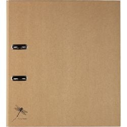 Ordner pagna pure a4 75 mm pap lysebrun 2-ring