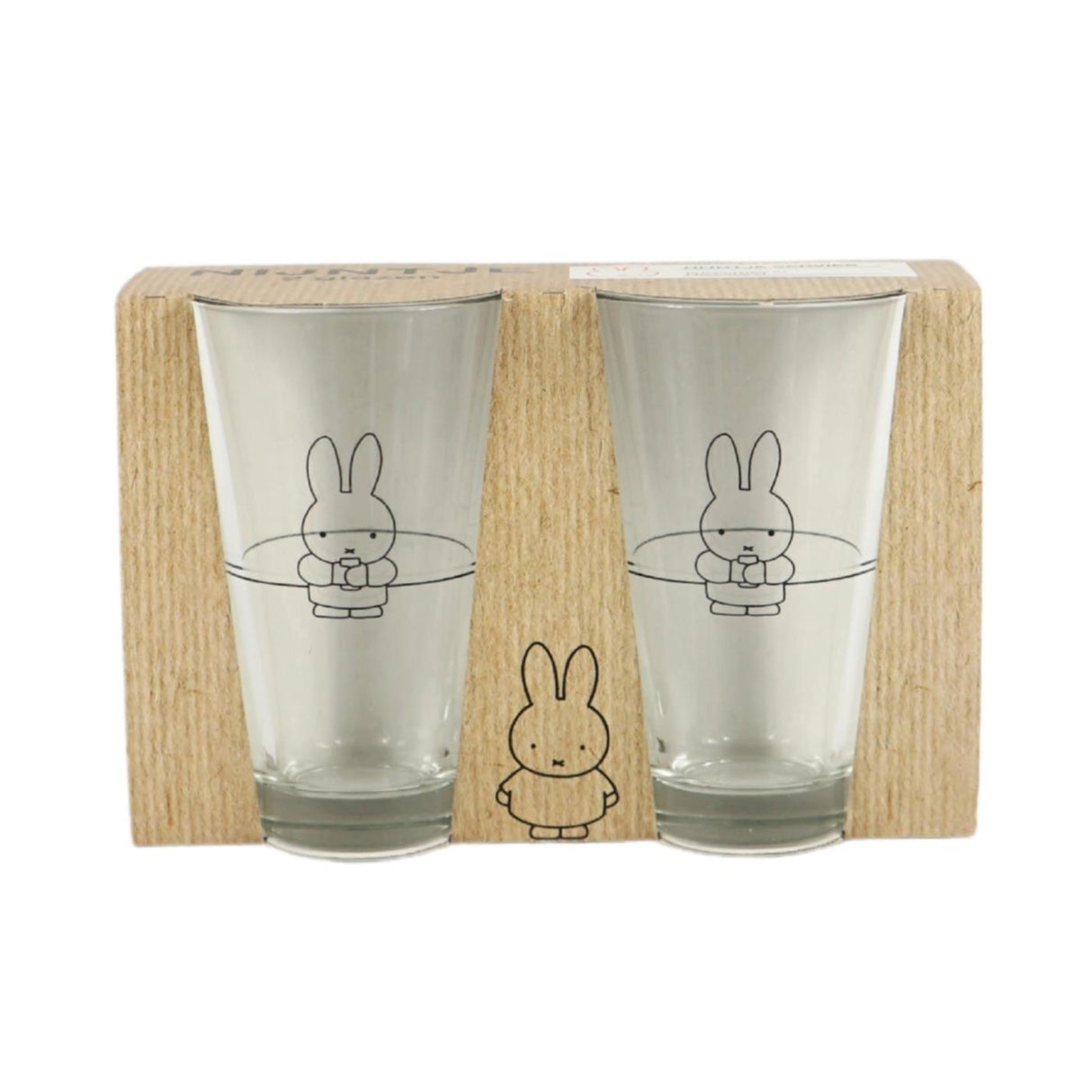 Miffy long drink glas sæt 2-delt 330ml