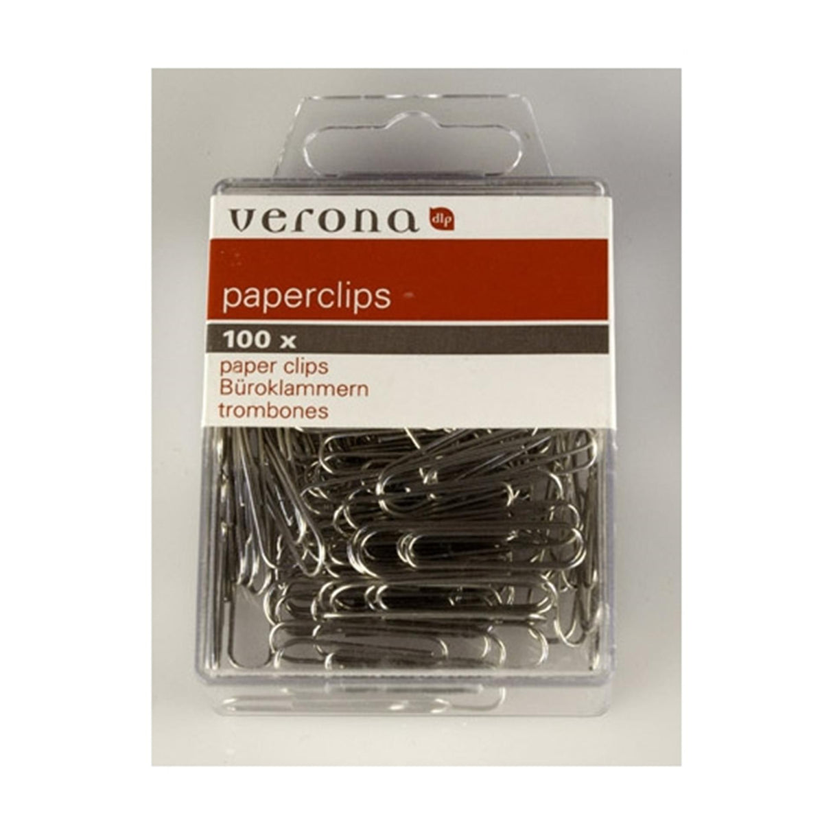 Verona papirclips 32mm ds 100 10 stk