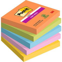 Super sticky notes post-it boost farvesortiment 90 ark