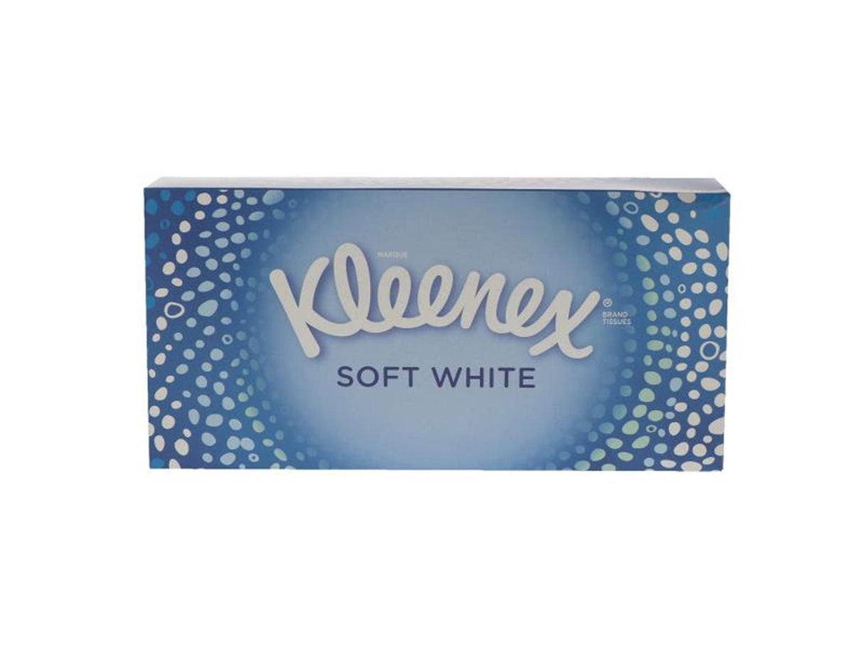 Kleenex servietter 70 stk blød hvid 2-lags