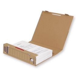 Arkivæske elba 100421088 a4 brun 30 stk