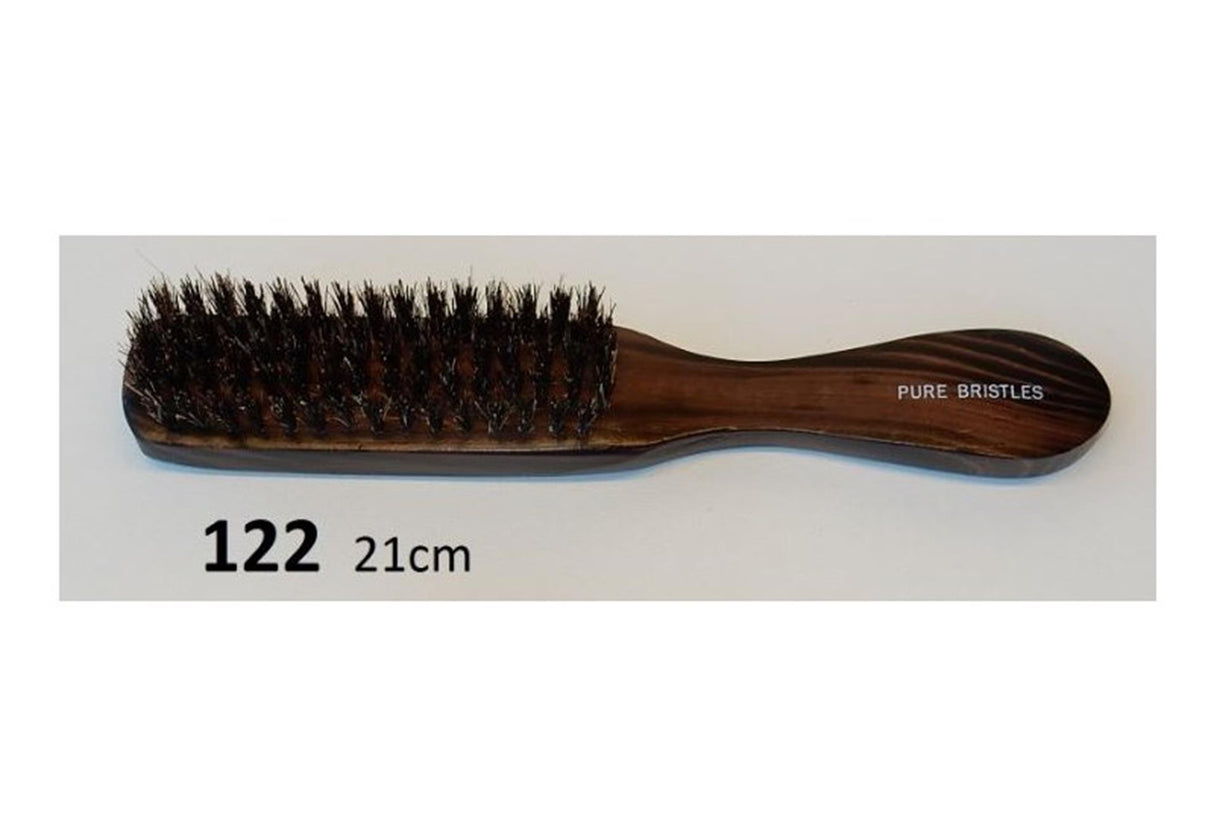 Hårbørste mørk 21cm 122d på blister