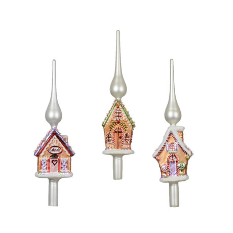 Decoris peak honningkagehus lavet af glas 8,2x4m6x31cm