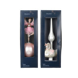 Decoris peak ballerina swan made of glass approx. 29 cm
