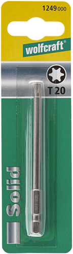 Wolfcraft skruebit solid | tx20 | 89 mm | 1 stk - 1249000