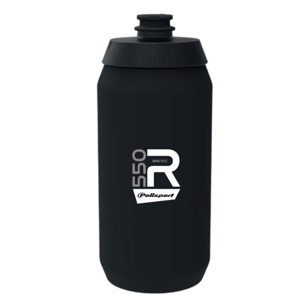 Polisport vandflaske RS550 letvægts - 550 ml - sort