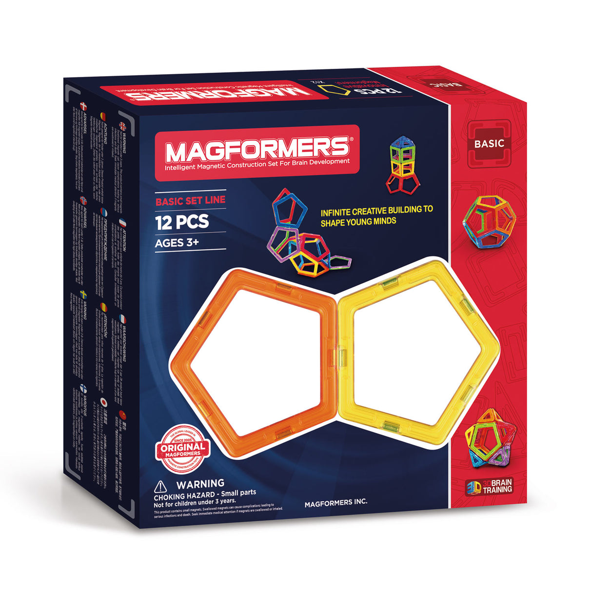 Magformers grundsæt, 12 stk.