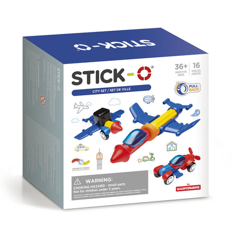 Stick-o city sæt, 16 stk.