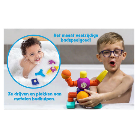 Blockaroo magnetiske skumblokke robotboks, 10 stk.