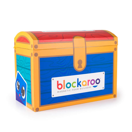 Blockaroo magnetiske skumblokke skattekiste, 100 stk.