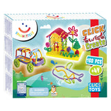 Clics spaghettiez 3d art fleksible byggepinde, 160 stk.