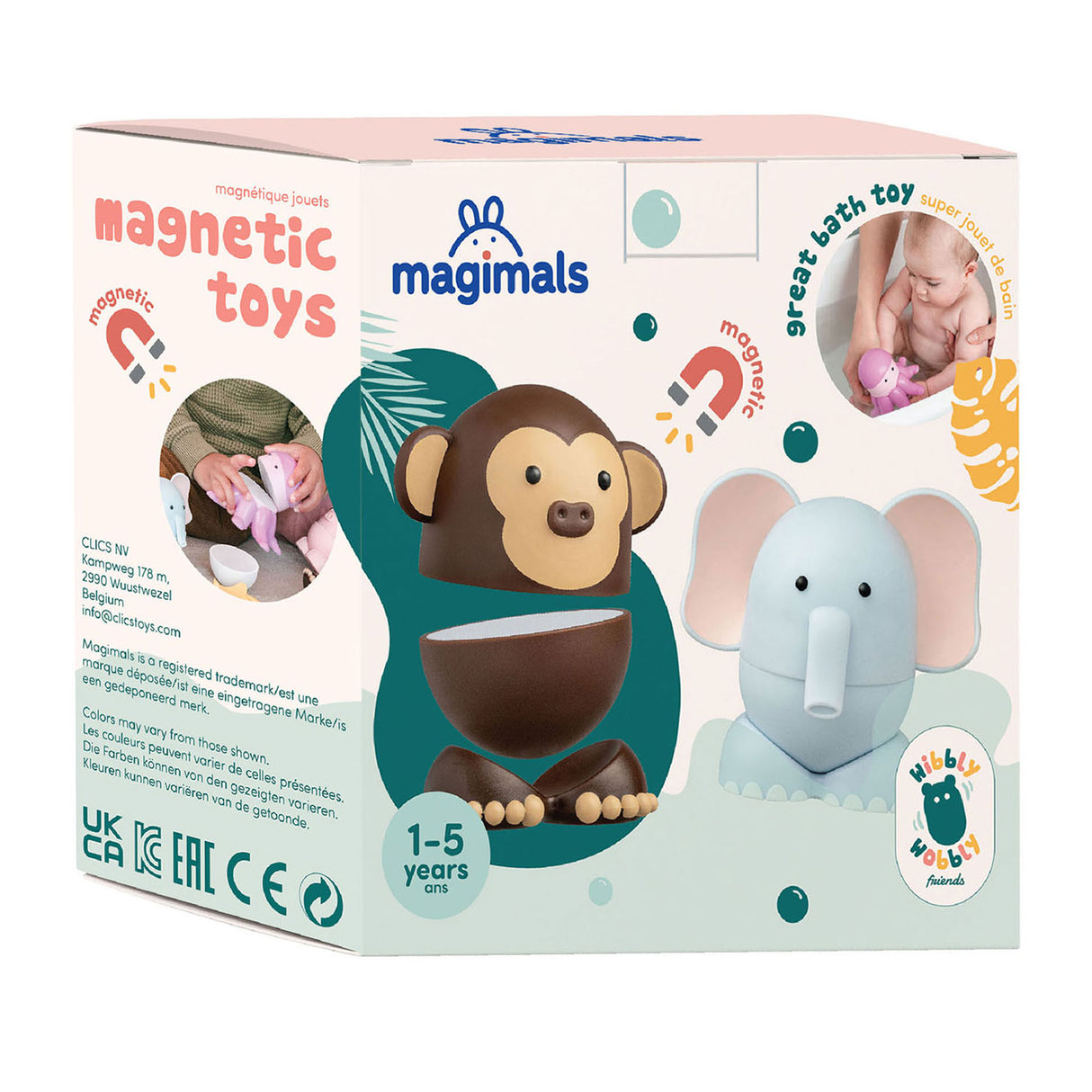 CLICS MAGIMALS WILLE WIBLY SAFARI Magnetisk træk