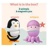 Clics magimals slingrende sealife magnetisk legetøj