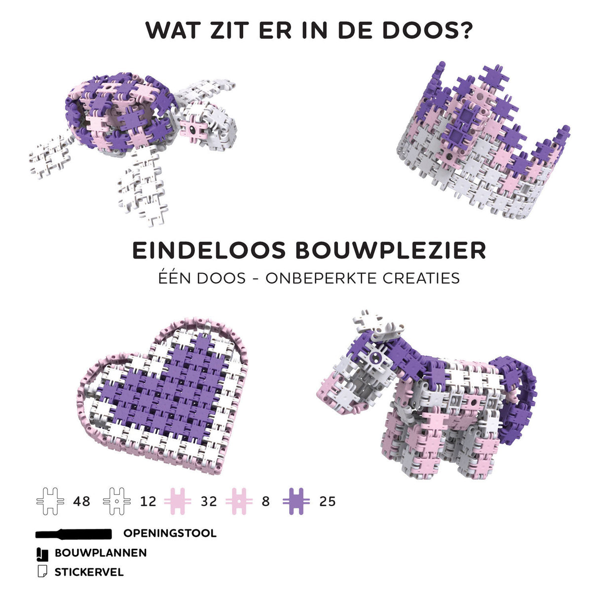 Clics nano - fantasy builders, 125 stk.