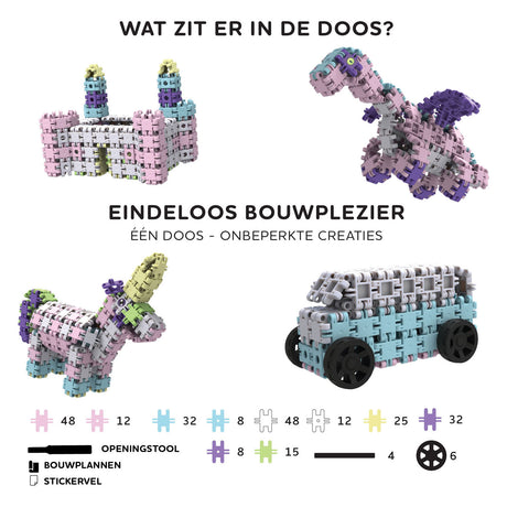 Clics nano - fantasy builders, 250 stk.