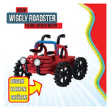 Clics spaghettiez wiggly roadsters fleksible byggestænger, 46 stk.