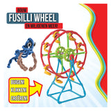 Clics spaghettiez fusilli pariserhjul fleksible byggestænger, 46 stk.
