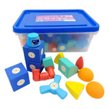 Blockaroo magnetiske skumblokke, 60 stk.