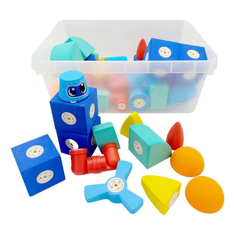 Blockaroo magnetiske skumblokke, 60 stk.