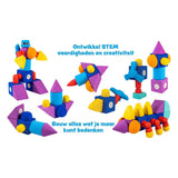 Blockaroo magnetiske skumblokke, 60 stk.