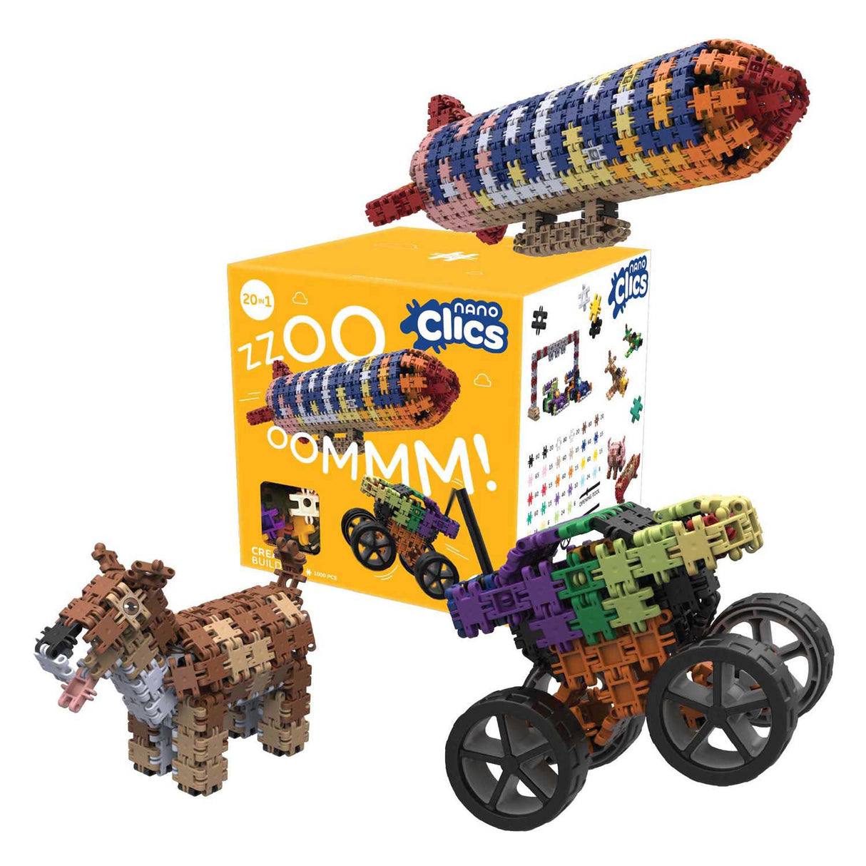 Clics nano - creative builders byggesæt - 1000 stk.