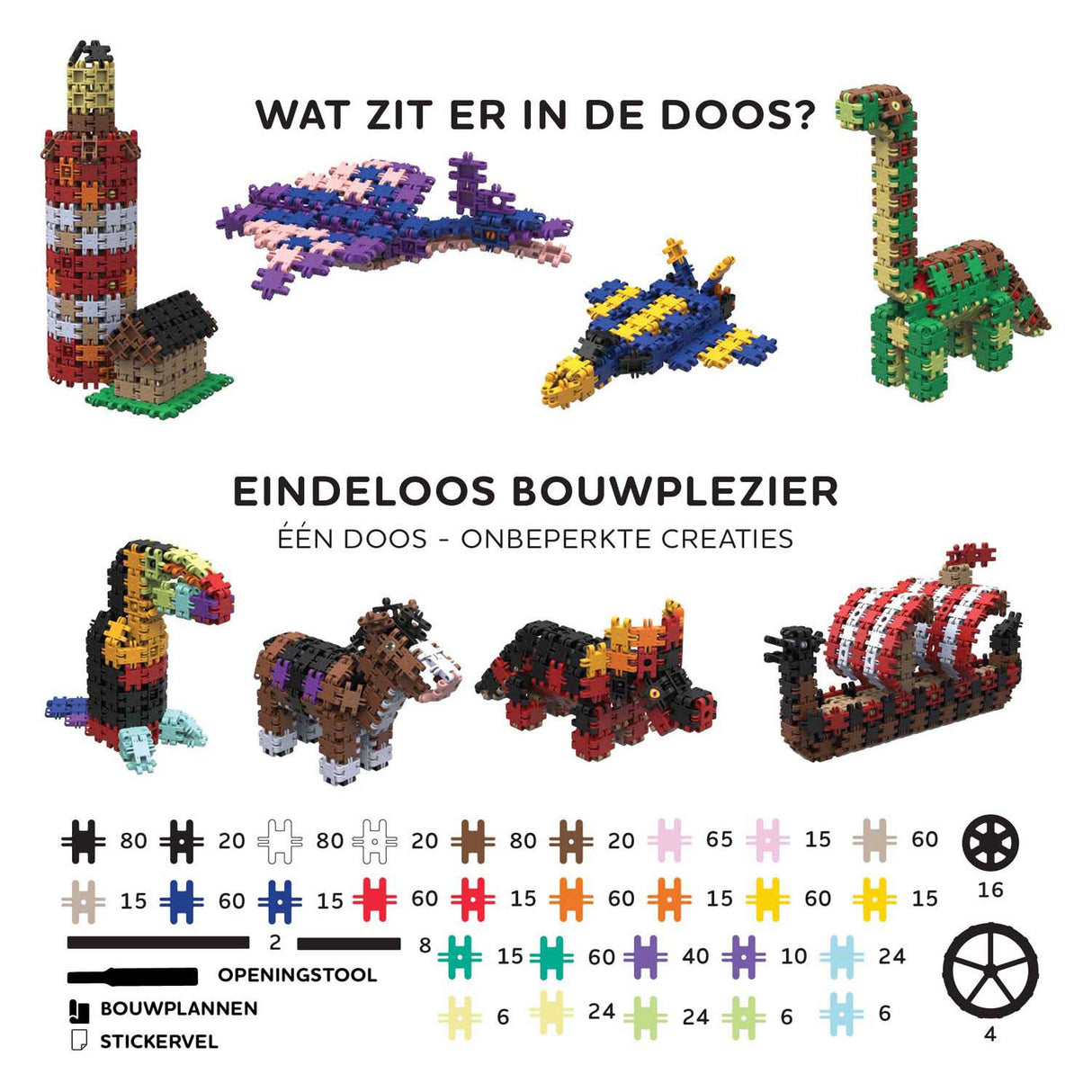 Clics nano - creative builders byggesæt - 1000 stk.